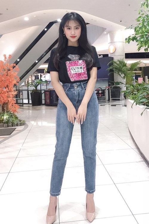 Quần Skinny màu xanh gotham B7488