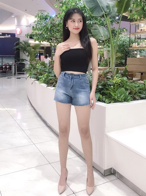 Quần Short Jean gotham Blue S1267 