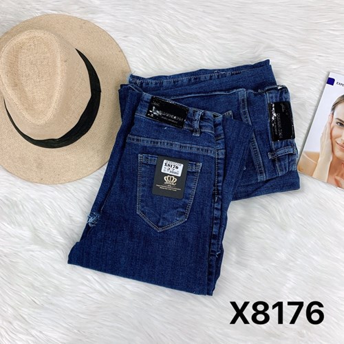 Jean ống suông X8176