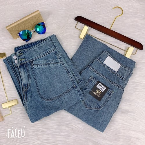 Quần Jean ống suông X8184