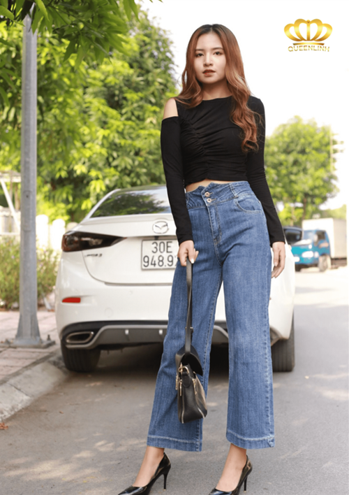 jean ống suông - X8198